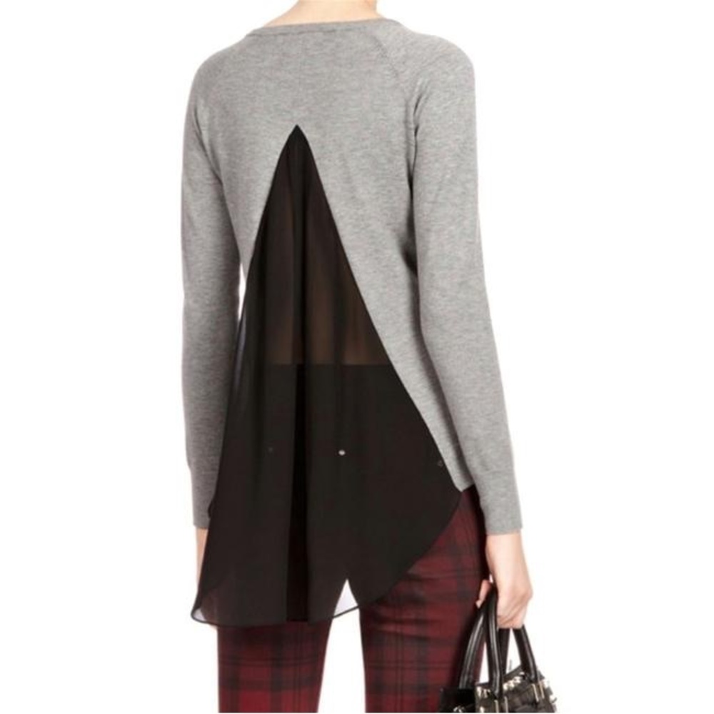 - Karen Millen Chiffon back Sweater